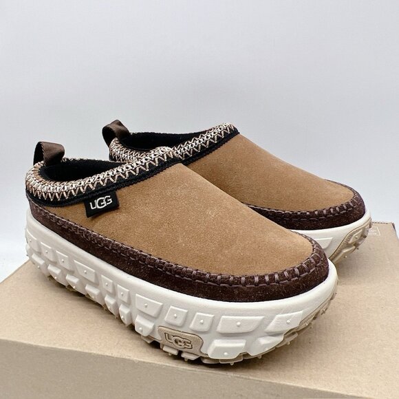 UGG Venture Daze Platform Indoor/Outdoor Slip-On Shoe Brown Womens US 7 New - Picture 2 of 13